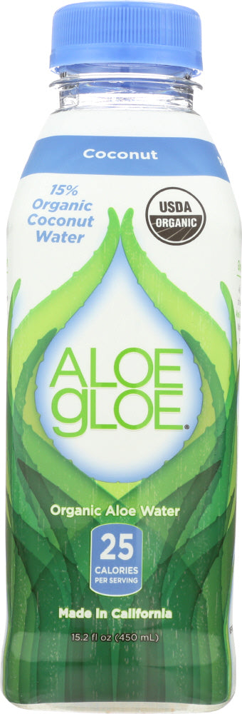 ALOE GLOE: Organic Aloe Water Coconut, 15.2 oz