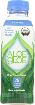 ALOE GLOE: Organic Aloe Water Coconut, 15.2 oz