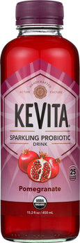 KEVITA: Organic Pomegranate Sparkling Probiotic Drink, 15.2 oz