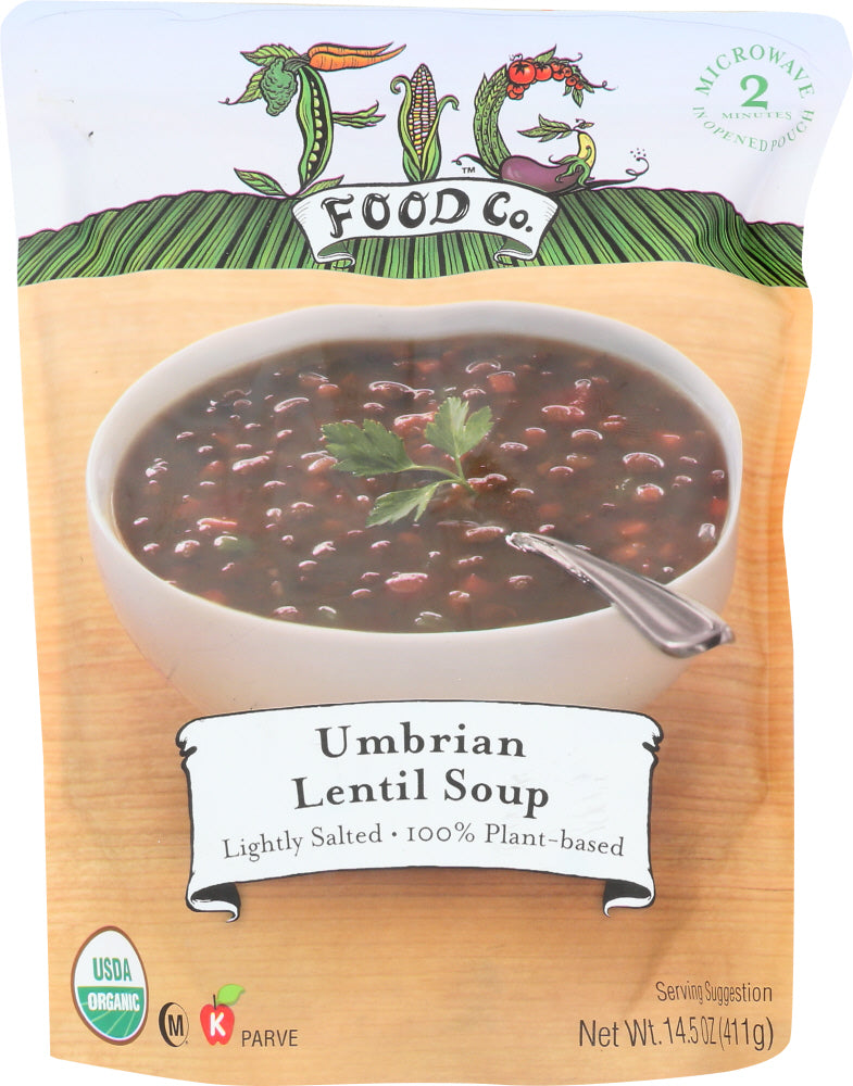 FIG FOOD: Soup Lentil Umbrian Organic, 14.5 oz