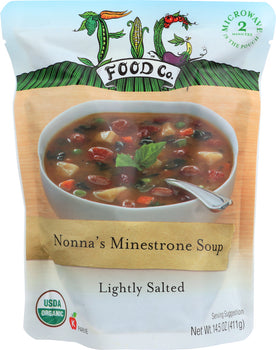 FIG FOOD: Soup Minestrone Nonnas Organic, 14.5 oz