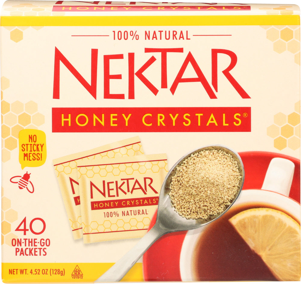 NEKTAR: Honey Crystals On the Go Packets, 40 pc