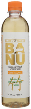 BANU: Bamboo Water Oro Blanco, 16.9 fl oz