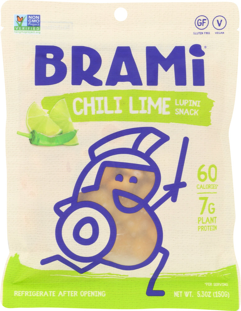 BRAMI LUPINI SNACK: Bean Chili Lime, 5.3 oz