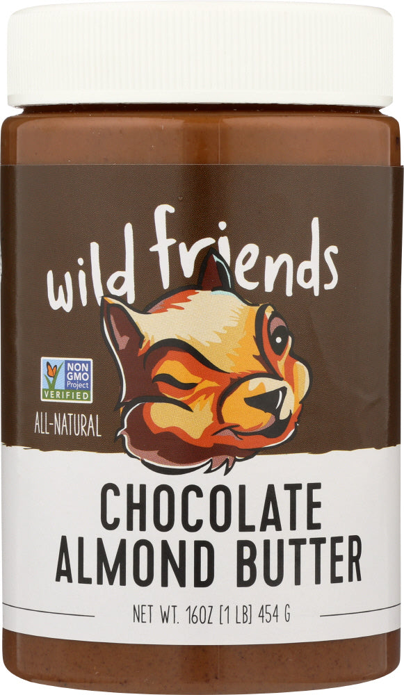 WILD FRIENDS: All Natural Chocolate Sunflower Seed Almond Butter, 16 oz