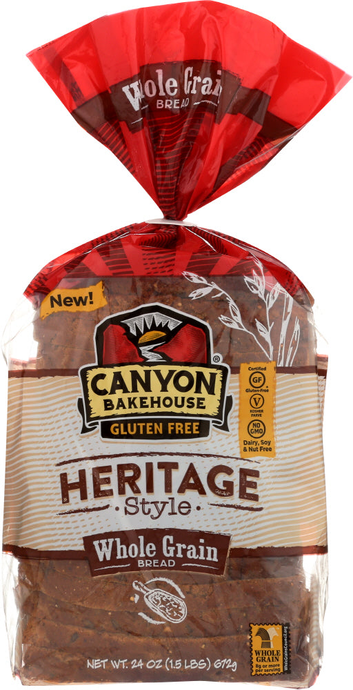 CANYON BAKEHOUSE: Heritage Style Whole Grain Bread, 24 oz