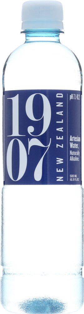 1907 NEW ZEALAND WATER: New Zealand Artesian Water Alkaline, 16.9 fl oz