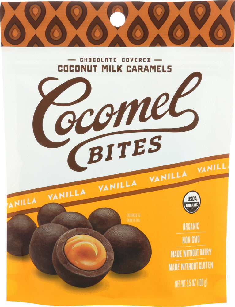 COCOMELS: Cocomels Vanilla Bites, 3.5 oz