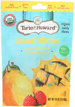 TORIE & HOWARD: Fruit Chews Lemon & Raspberry Orange Bag, 4 oz