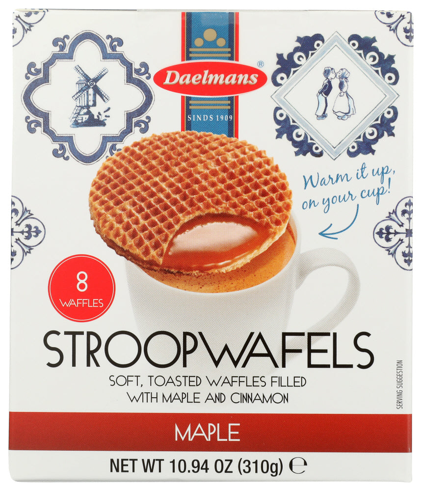 DAELMANS: Jumbo Maple Stroopwafels, 10.94 oz