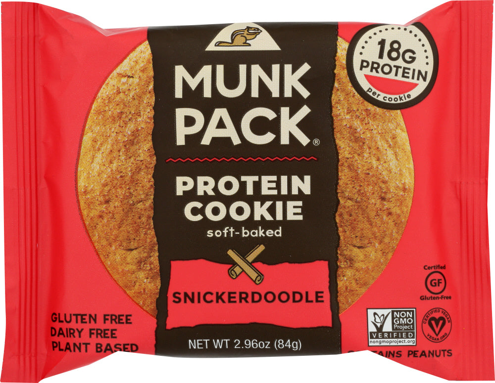 MUNK PACK: Snickerdoodle Protein Cookie, 2.96 oz