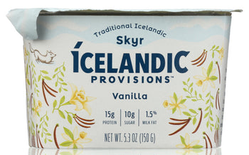 ICELANDIC PROVISIONS: Yogurt Vanilla Skyr, 5.3 oz