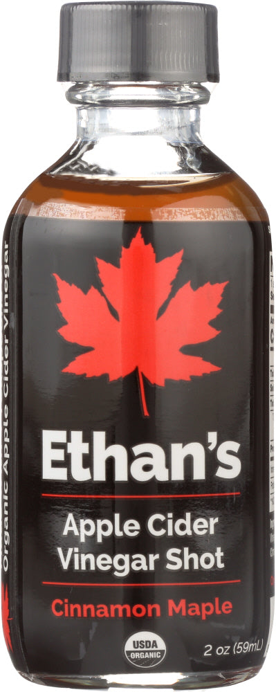 ETHANS: Cinnamon Maple Apple Cider Vinegar Shot, 2 fl oz