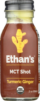 ETHANS: Turmeric Ginger MCT Shot, 2 oz