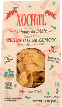 XOCHITL: Picositos Con Limon Corn Chips, 12 oz