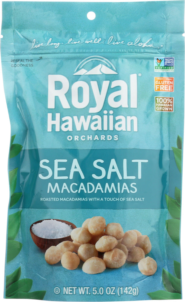 ROYAL HAWAIIAN ORCHARDS: Sea Salt Macadamias, 4 oz