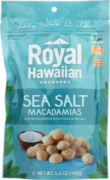 ROYAL HAWAIIAN ORCHARDS: Sea Salt Macadamias, 4 oz