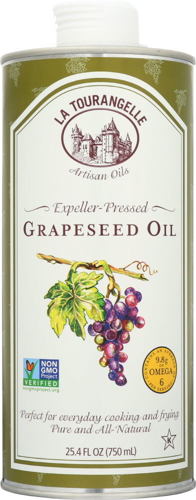 LA TOURANGELLE: Grapeseed Oil, 750 ml