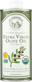 LA TOURANGELLE: Organic Extra Virgin Olive Oil, 750 ml