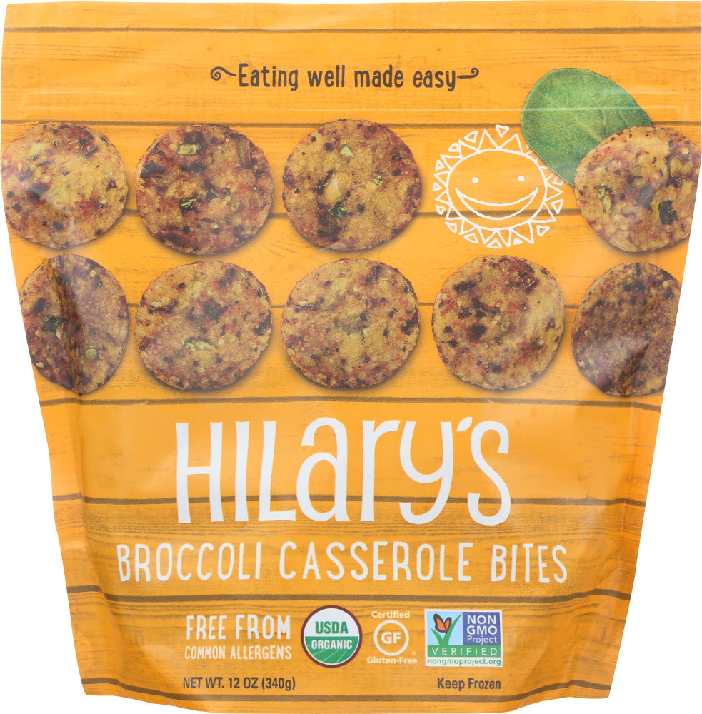 HILARYS EAT WELL: Broccoli Casserole Bites, 12 oz