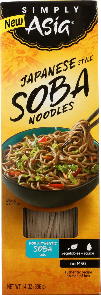 SIMPLY ASIA: Noodles Soba Dry, 14 oz