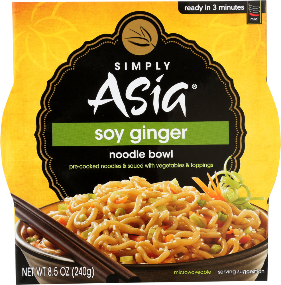 SIMPLY ASIA: Soy Ginger Noodle Bowl, 8.5 Oz