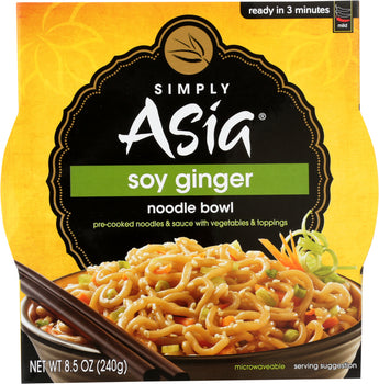 SIMPLY ASIA: Soy Ginger Noodle Bowl, 8.5 Oz