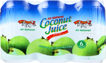 AMY AND BRIAN: Pulp Free Coconut Juice 6 Count, 60 Oz