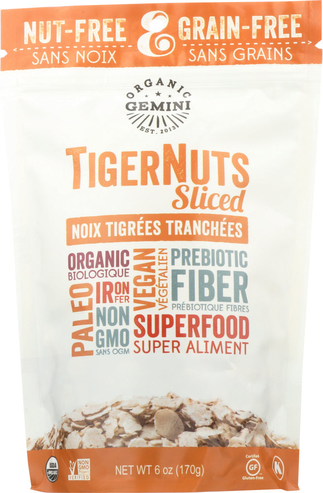 ORGANIC GEMINI: Tiger Nut Raw Snack, 6 oz