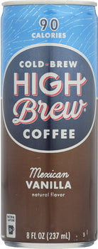 HIGH BREW: Cold-Brew Coffee Mexican Vanilla, 8 oz