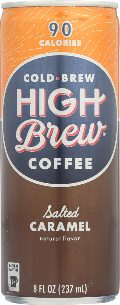 HIGH BREW: Cold-Brew Coffee Salted Caramel, 8 oz