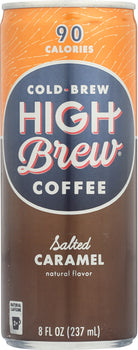 HIGH BREW: Cold-Brew Coffee Salted Caramel, 8 oz