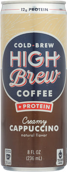 HIGH BREW: Creamy Cappuccino, 8 oz