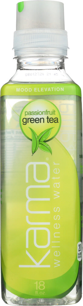 KARMA: Wellness Water Passionfruit Green Tea, 18 oz