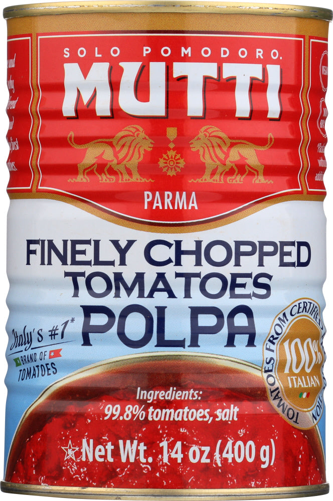 MUTTI: Finely Chopped Tomatoes Polpa, 14 oz