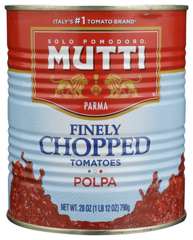 MUTTI: Finely Chopped Tomatoes Polpa, 28 oz