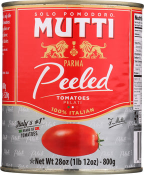 MUTTI: Whole Peeled Tomatoes, 28 oz