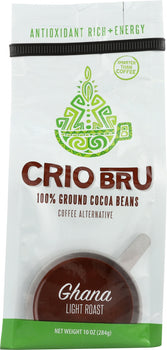 CRIO BRU: Cocoa Ghana Light Roast, 10 oz