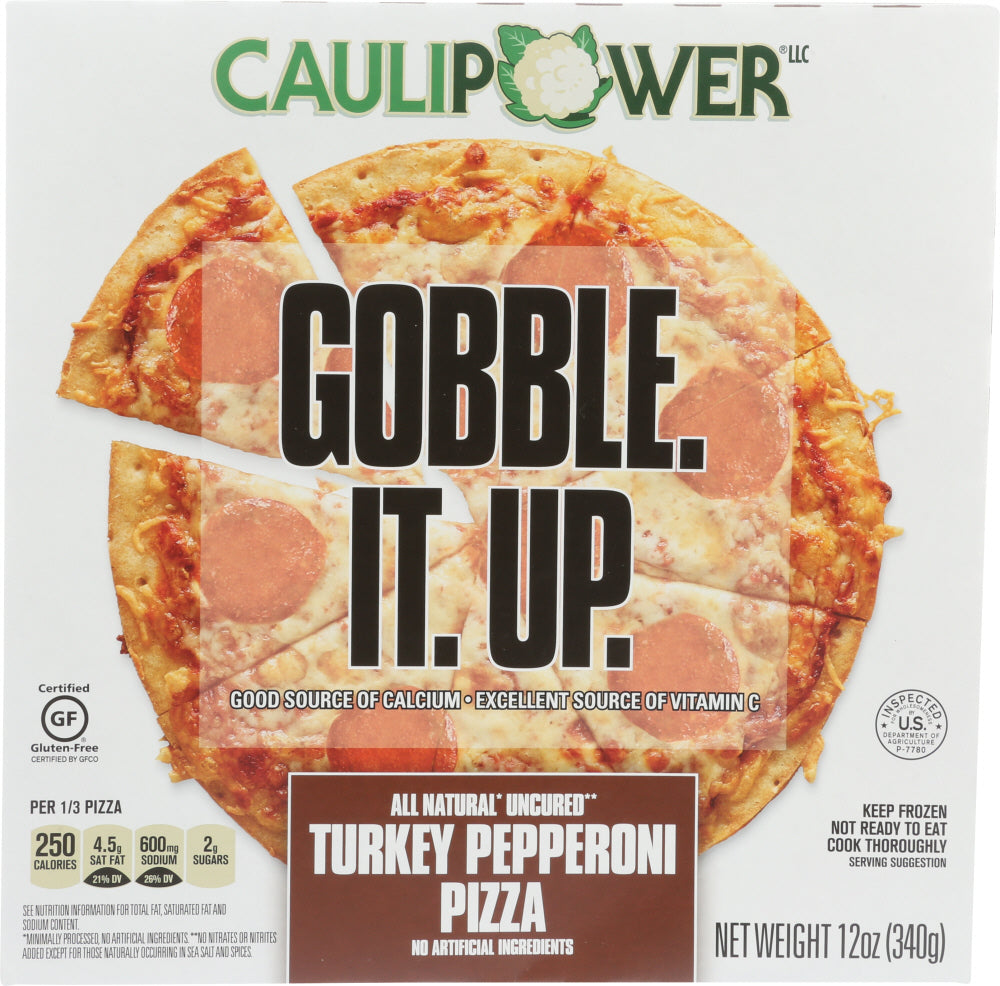 CAULIPOWER: Pizza Turkey Pepperoni Uncured, 12 oz