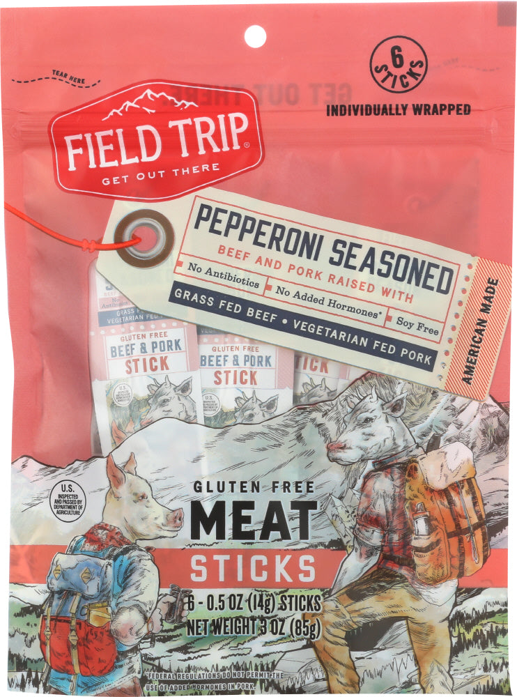 FIELDTRIP: Stick Pepperoni 6 PC, 3 oz