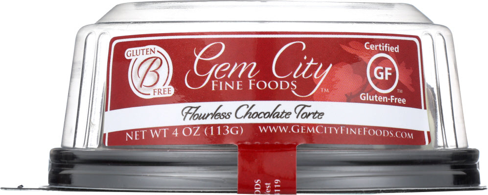 GEM CITY FINE FOODS: Torte Gluten Free Chocolate 3 inches, 4 oz