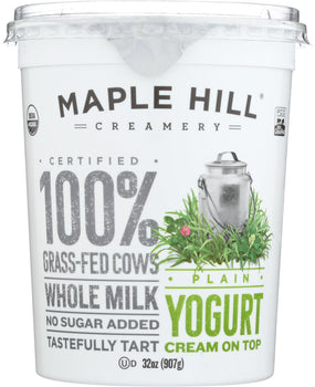 MAPLE HILL CREAMERY: Plain Yogurt, 32 oz