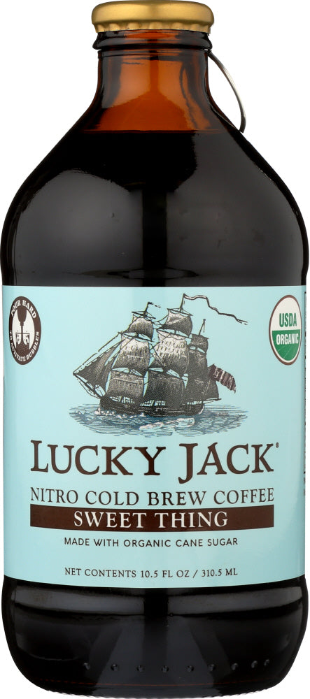 LUCKY JACK: Nitro Cold Brew Coffee Sweet Thing, 10.50 oz