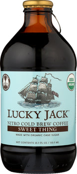 LUCKY JACK: Nitro Cold Brew Coffee Sweet Thing, 10.50 oz