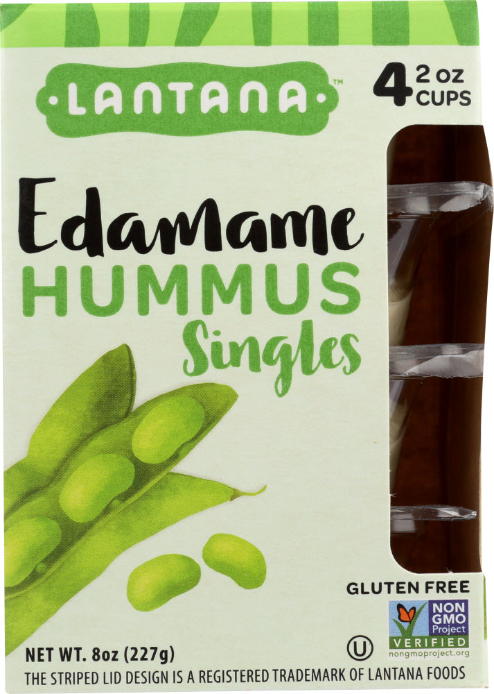 LANTANA: Hummus Edamame 4 packs, 8 oz