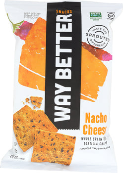 WAY BETTER SNACKS: Nacho Cheese Tortilla Chip, 5.5 oz