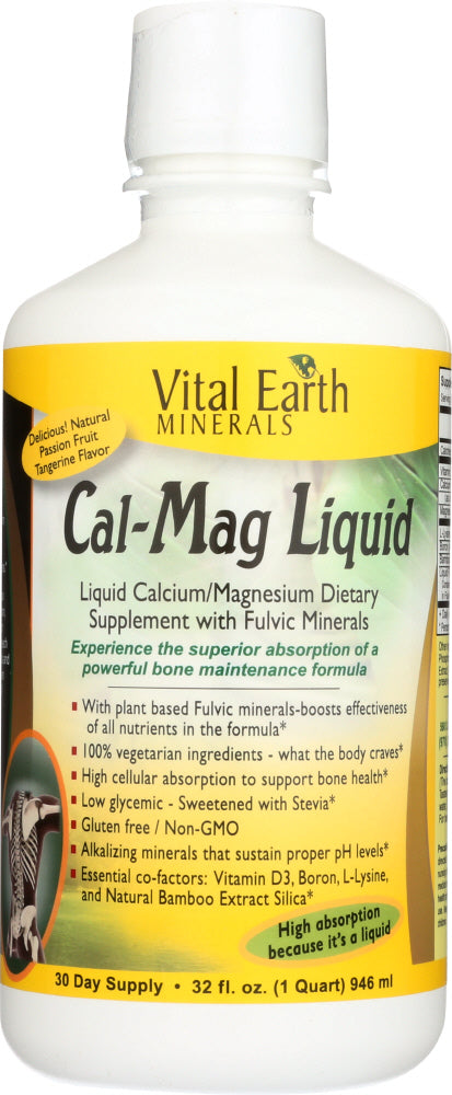 VITAL EARTH MINERALS: Cal-Mag Liquid, 32 oz