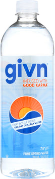 GIVN WATER: Spring Water Good Karma, 23.7 fl oz