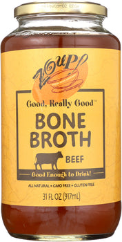 ZOUP GOOD REALLY: Bone Broth Beef, 31 oz