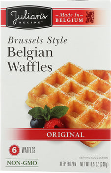 JULIANS RECIPE: Brussel Style Classic Belgian Waffle, 8.5 oz